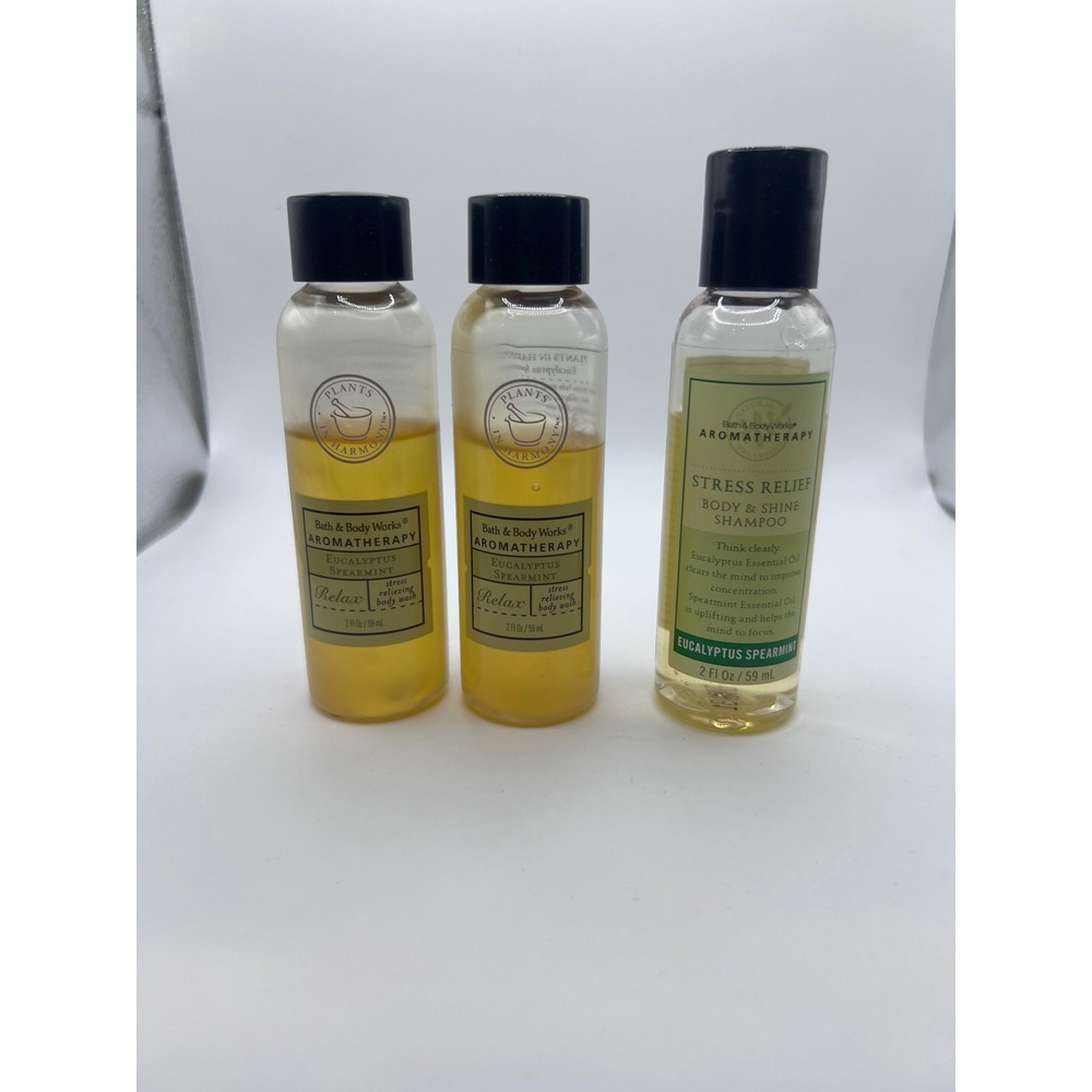Bath & Body Works Aromatherapy Eucalyptus Spearmint Stress Relief Wash + Shampoo